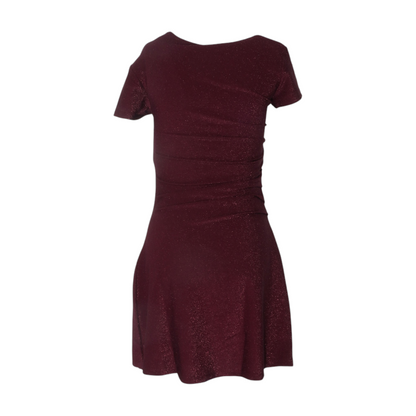 Maroon Mini Dress