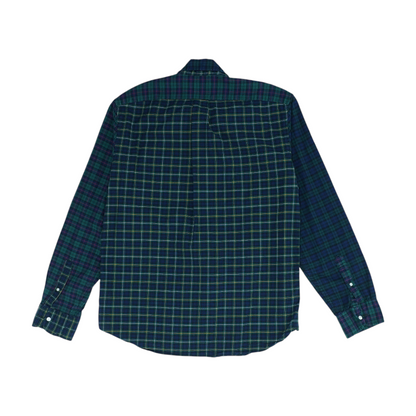 Multi Plaid Long Sleeve Button Down