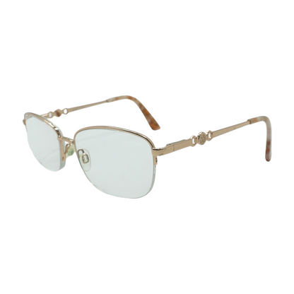 Rose Gold Browline Prescription Eyewear