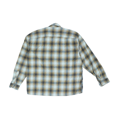 Brown Plaid Flannel Button Down