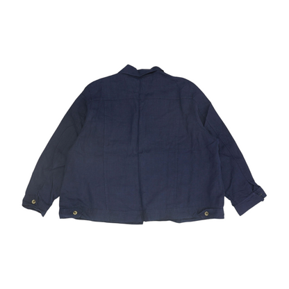 Navy Plus Solid Jacket