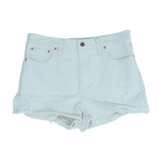 Ivory Denim Shorts