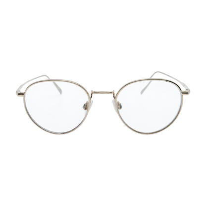 Gold Round Prescription Eyewear