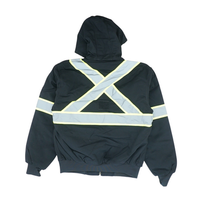 Black Color Block Jacket
