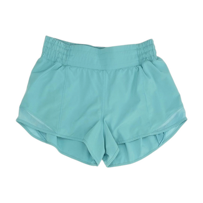 Blue Solid Active Shorts