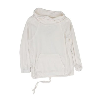 Ivory Solid Cowl Neck Sweater