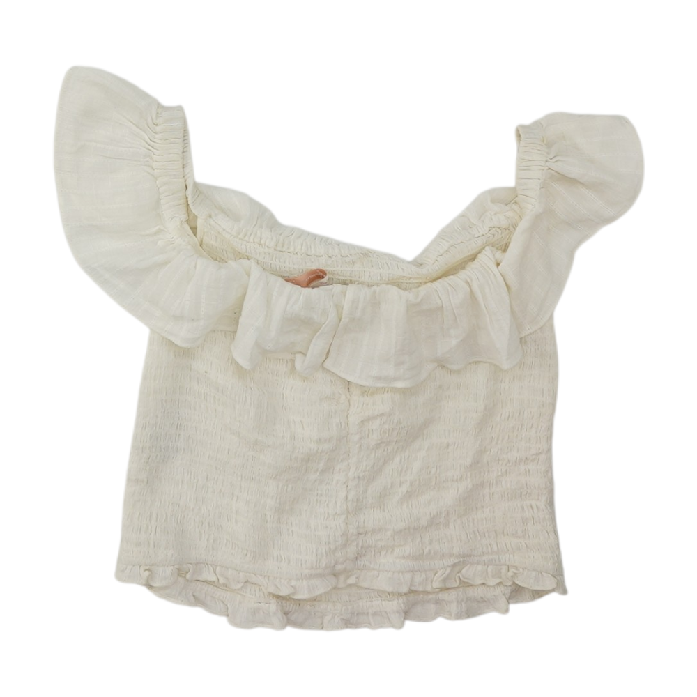 Ivory Cropped Blouse