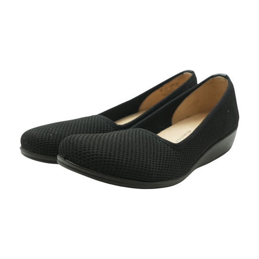 Black Slip-On Flats