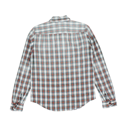 White Plaid Button Down