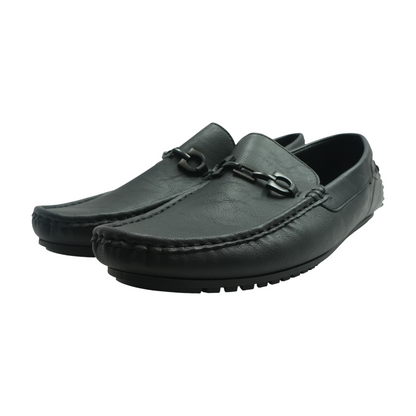 Black Slip-On Dress Shoes