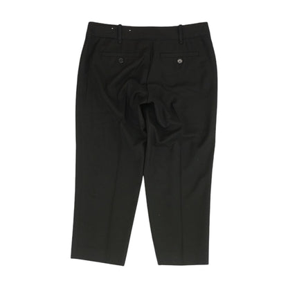Black Solid Pants