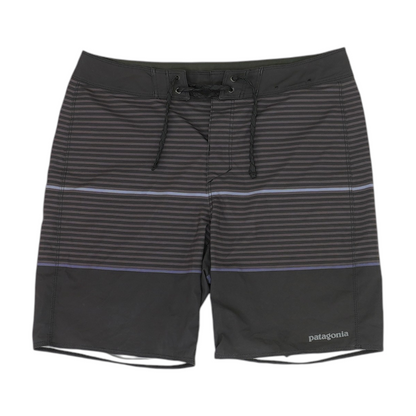 Gray Striped Swim Bottom