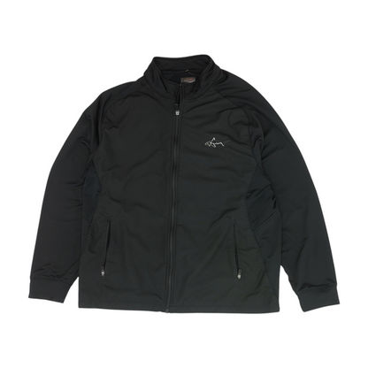 Black Solid Active Jacket
