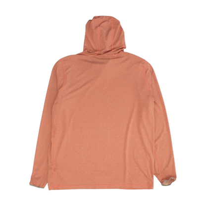 Coral Solid Hoodie Pullover