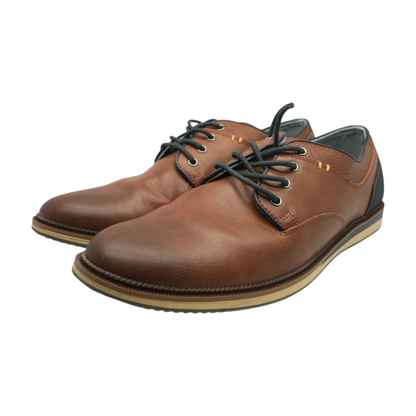 Brown Lace-Up Dress Shoes