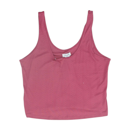 Pink Solid Pajama Top