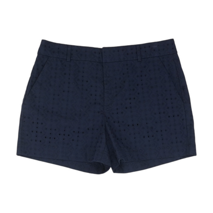 Navy Print Chino Shorts