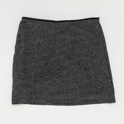 Black Polka Dot Mini Skirt