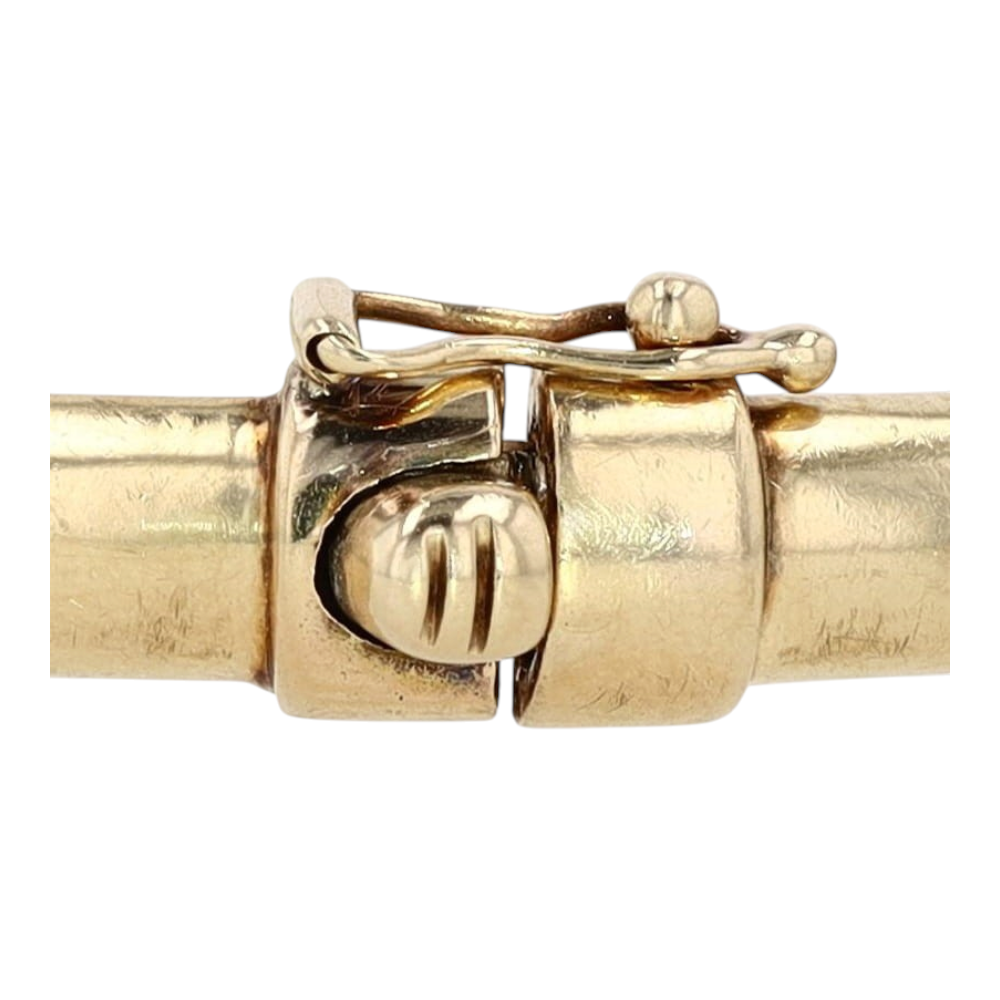 3/4 ctw 10K Yellow Gold Diamond Bangle Bracelet