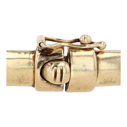 3/4 ctw 10K Yellow Gold Diamond Bangle Bracelet