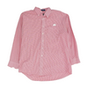 Red Check Long Sleeve Button Down
