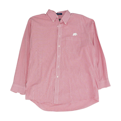 Red Check Long Sleeve Button Down
