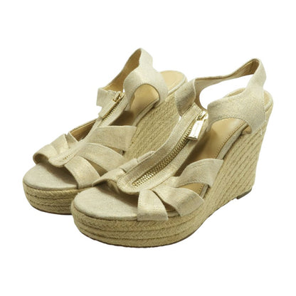 Gold Wedge Heels