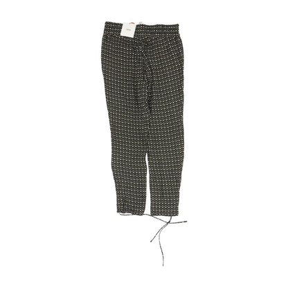 Black Geometric Pants