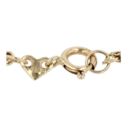 14K Yellow Gold Chain Bracelet