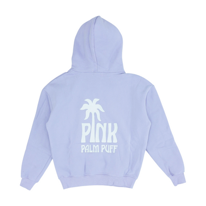 Lavender Solid Hoodie Pullover