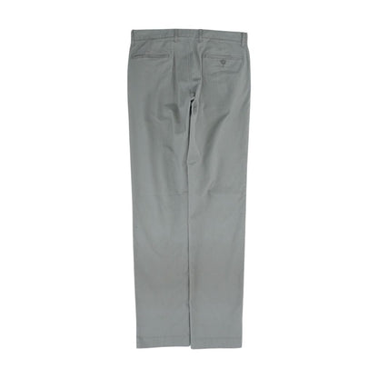 Gray Solid Chino Pants