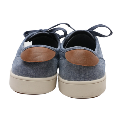 Blue Lace-Up Casual Shoes