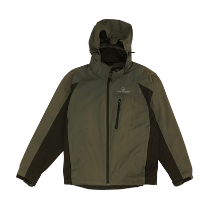 Gray Solid Rain Jacket