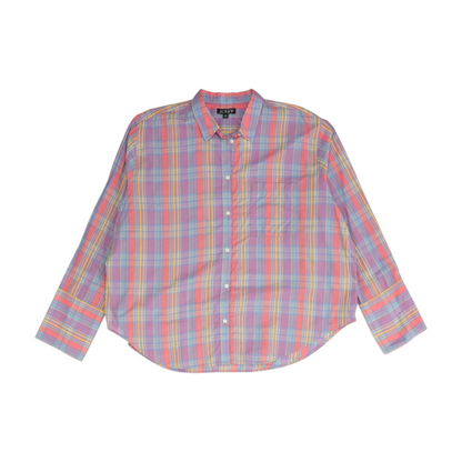 Multi Plus Plaid Button Down