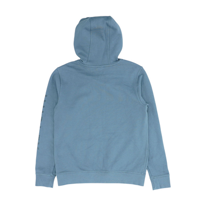 Gray Solid Hoodie Pullover
