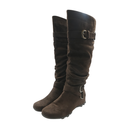 Brown Knee-High Boots