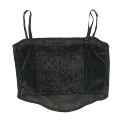 Black Cropped Blouse