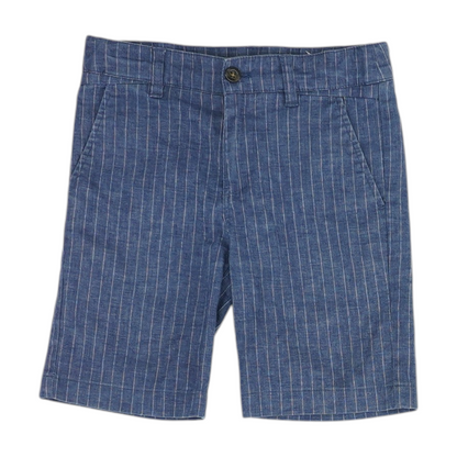 Navy Striped Chino Shorts