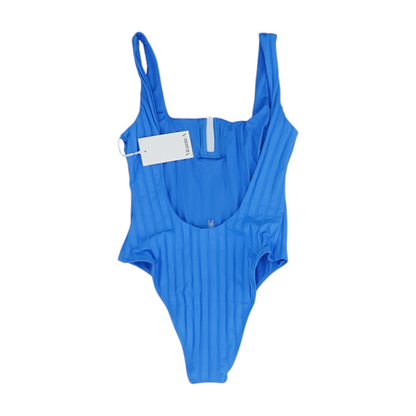 Blue Striped One-Piece