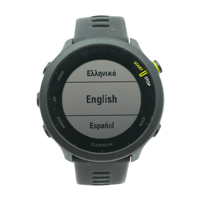 26mm Forerunner 55 Black Smartwatch Black Band S/M