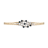 9K Two-Tone Gold Diamond Chain Bracelet