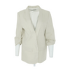 Tan Solid Blazer
