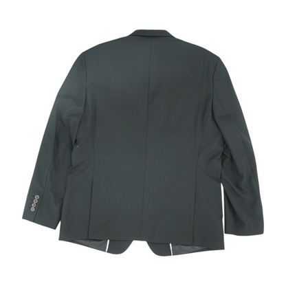 Black Solid Suit Jacket