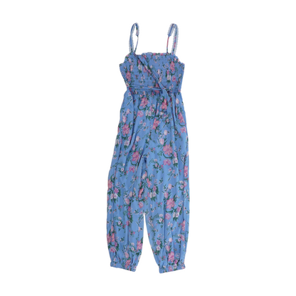 Blue Floral Jumpsuit
