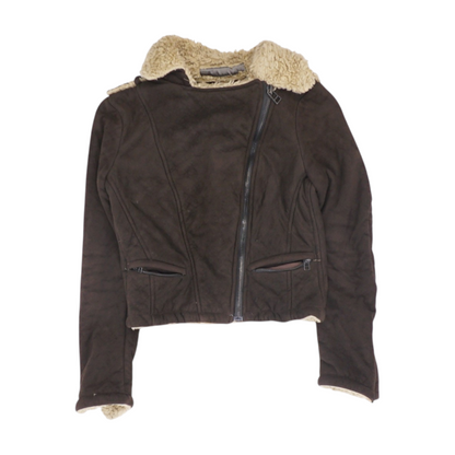 Brown Solid Jacket