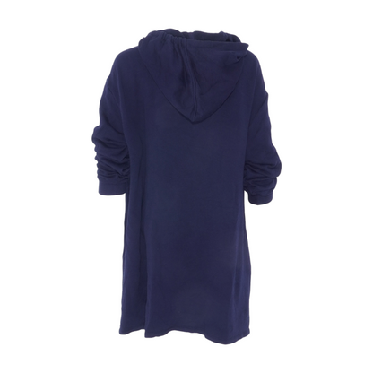 Navy Solid Hoodie Pullover
