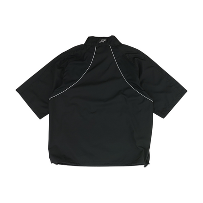 Black Solid 1/4 Zip Pullover
