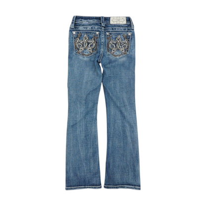 Blue Bootcut Jeans