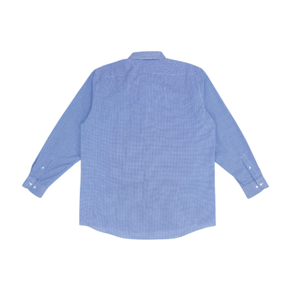 Purple Check Long Sleeve Button Down