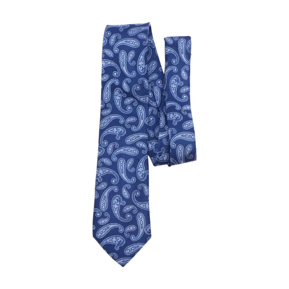 Blue Paisley Neck Tie